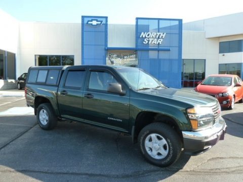 Polo Green Metallic 2005 GMC Canyon SLE Crew Cab 4x4