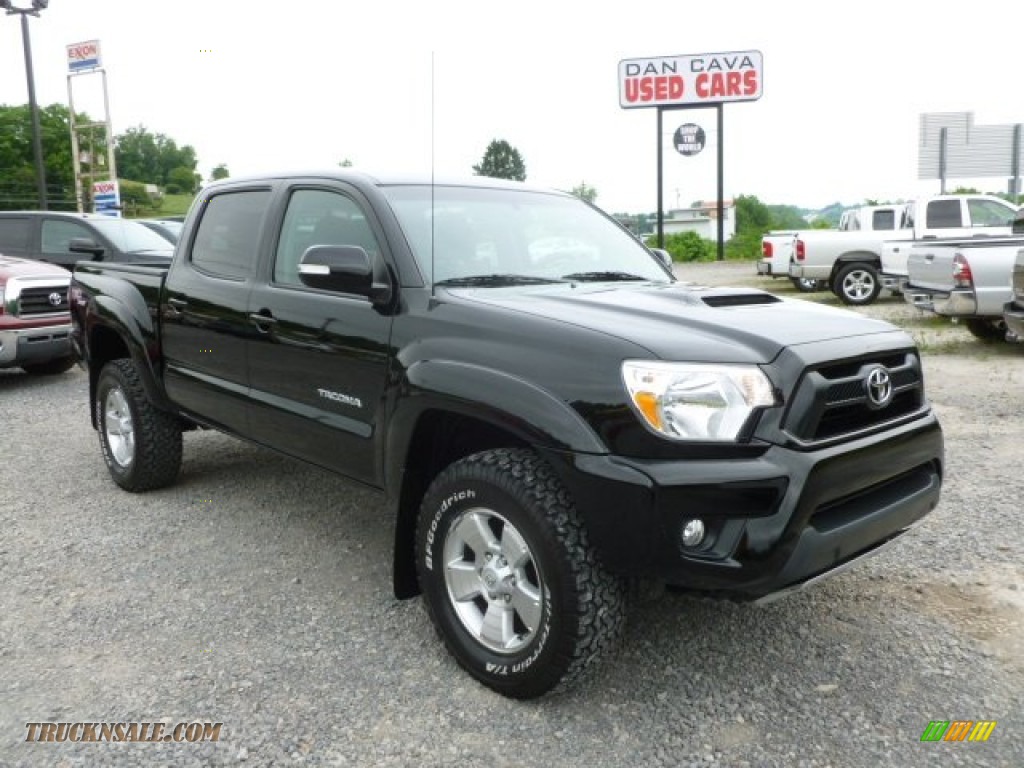 2012 Toyota Tacoma V6 Trd Sport Double Cab 4x4 In Black Photo 6