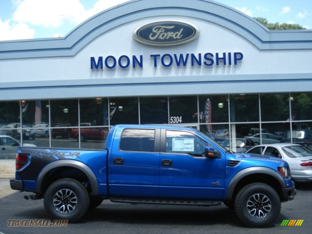 2012 Ford F150 SVT Raptor SuperCrew 4x4 in Blue Flame Metallic C17832