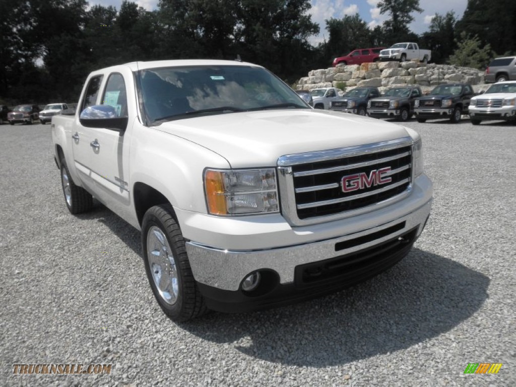 2013 Gmc Sierra 1500 Sle Crew Cab 4x4 In White Diamond Tricoat Photo #2 