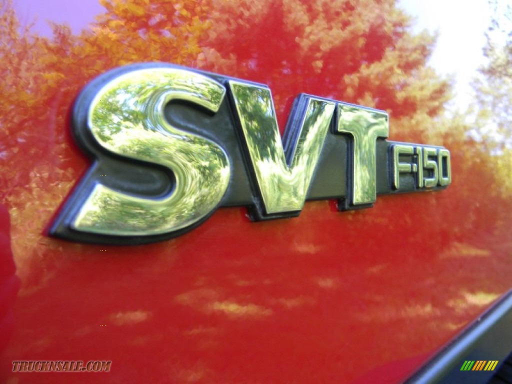 2003 F150 SVT Lightning - Bright Red / Medium Graphite Grey photo #35