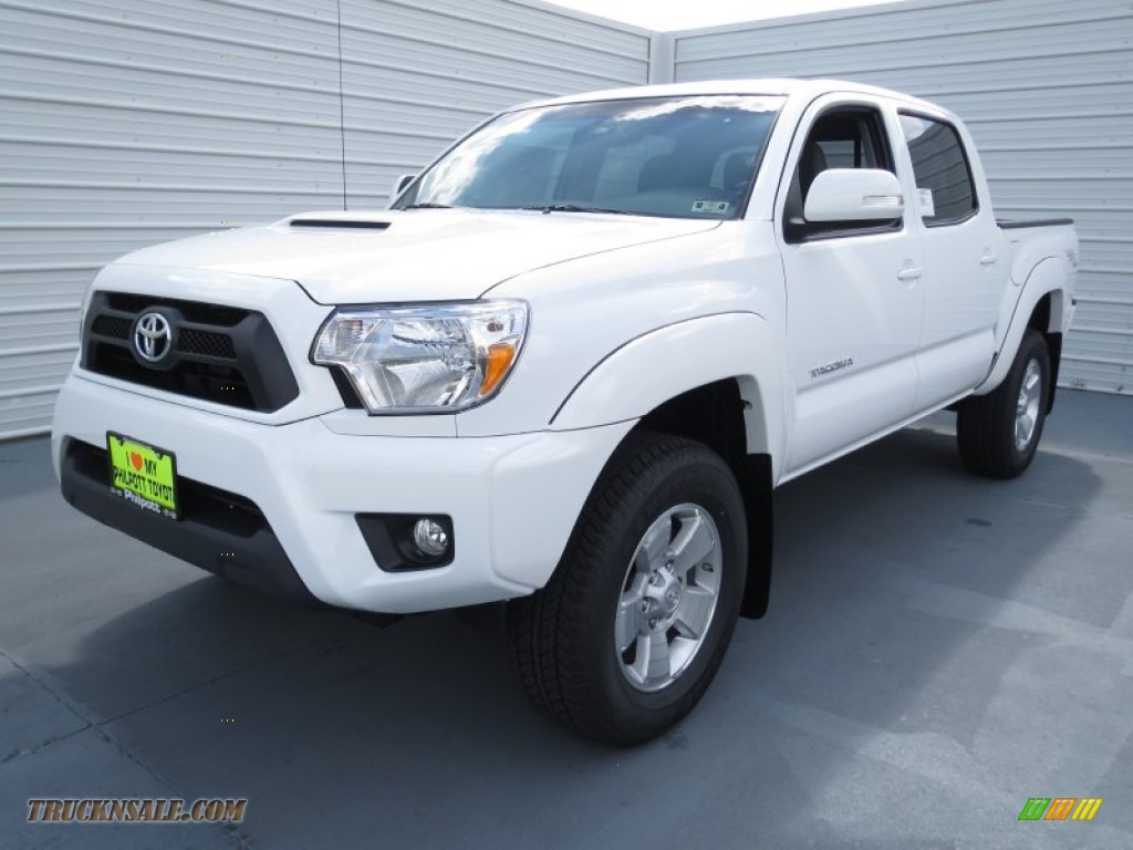 2013 Toyota Tacoma V6 Trd Sport Prerunner Double Cab In Super White