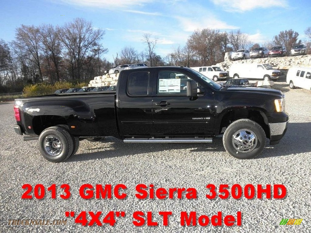 2013 GMC Sierra 3500HD SLT Extended Cab 4x4 Dually in Onyx ... 2013 GMC Sierra 3500HD SLT Extended Cab 4x4 Dually in Onyx ...