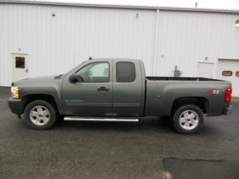 Steel Green Metallic 2011 Chevrolet Silverado 1500 LT Extended Cab 4x4 Steel Green Metallic 2011 Chevrolet Silverado 1500 LT Extended Cab 4x4