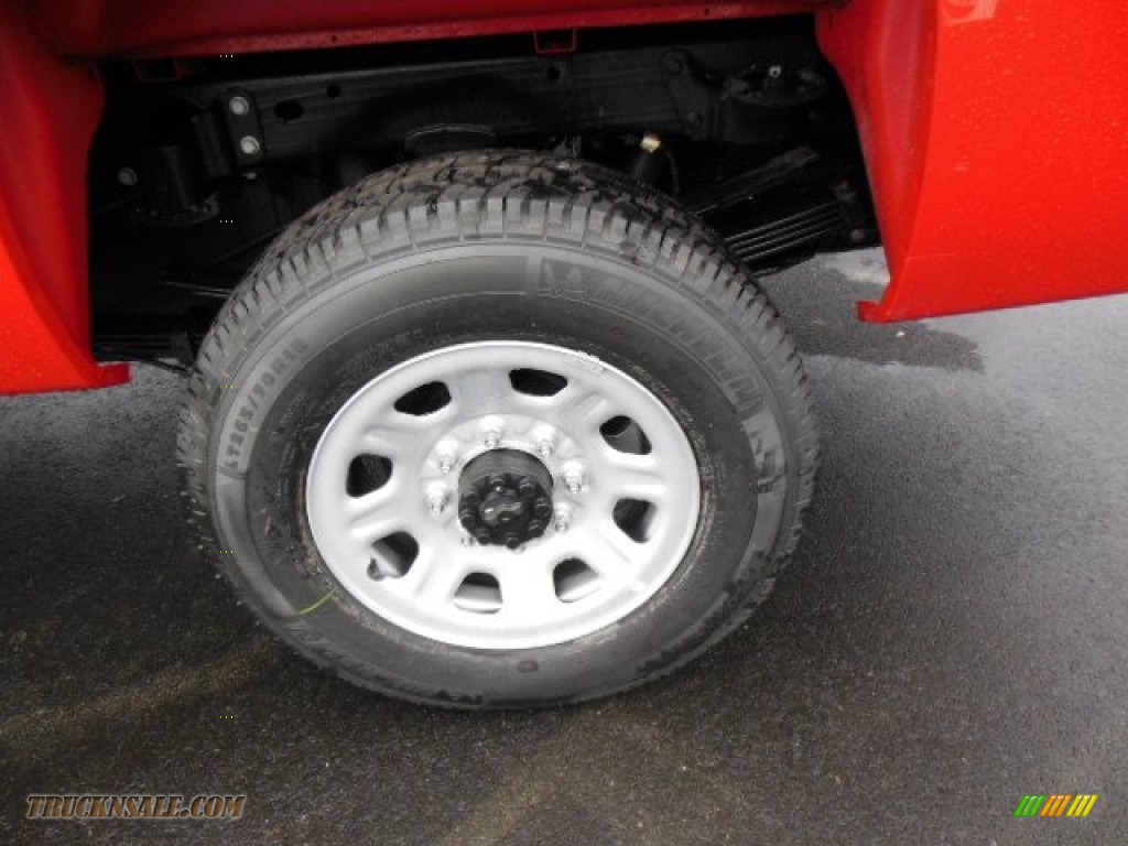 2013 Silverado 3500HD WT Regular Cab 4x4 Plow Truck - Victory Red / Dark Titanium photo #9