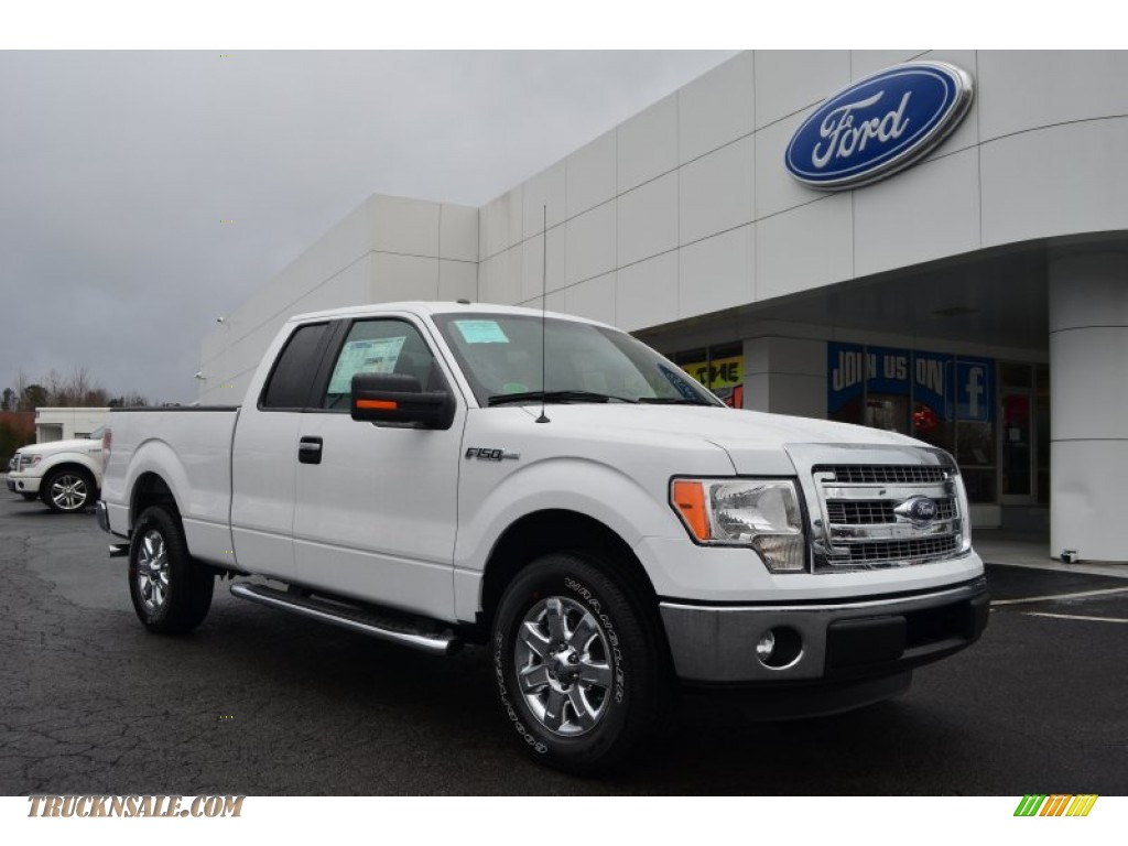 Ford F Xlt Supercab In Oxford White B Truck N Sale