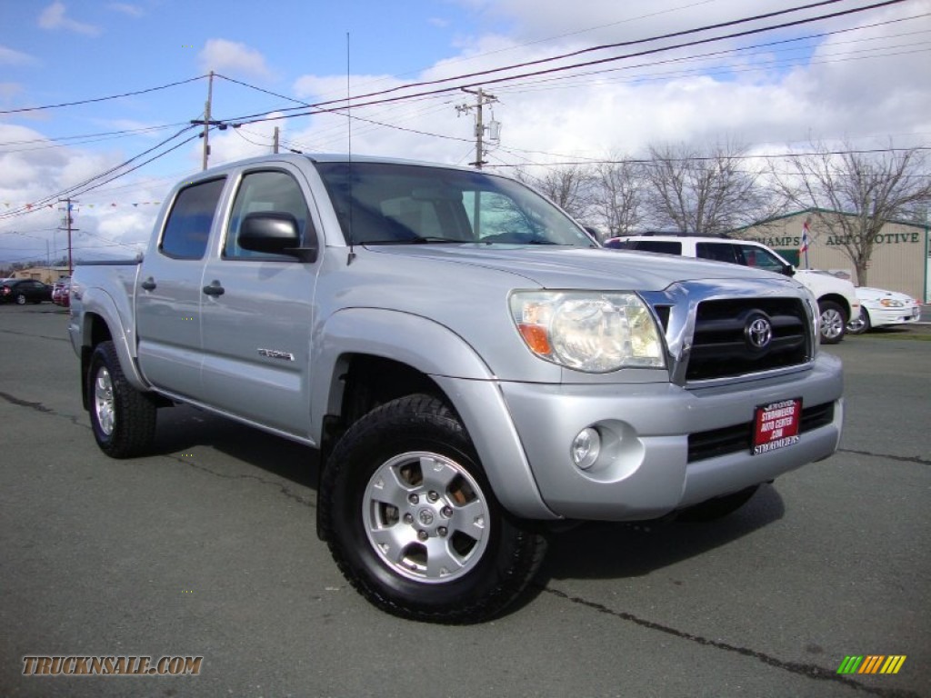 2008 Toyota Tacoma V6 PreRunner TRD Double Cab In Silver Streak Mica 059074 Truck N Sale