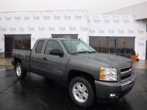 Steel Green Metallic 2011 Chevrolet Silverado 1500 LT Extended Cab 4x4 Steel Green Metallic 2011 Chevrolet Silverado 1500 LT Extended Cab 4x4