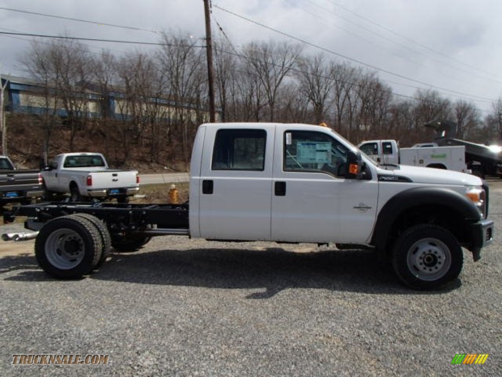 2013 Ford F550 Super Duty Xl Crew Cab Chassis 4x4 In Oxford White