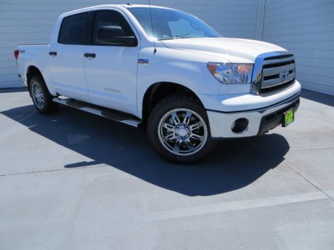 Super White 2013 Toyota Tundra TSS CrewMax 4x4 Super White 2013 Toyota Tundra TSS CrewMax 4x4
