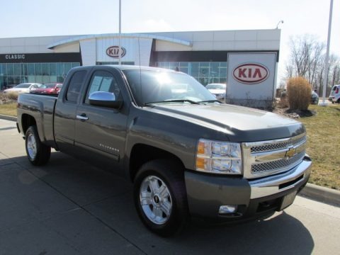 Steel Green Metallic 2011 Chevrolet Silverado 1500 LT Extended Cab 4x4 Steel Green Metallic 2011 Chevrolet Silverado 1500 LT Extended Cab 4x4
