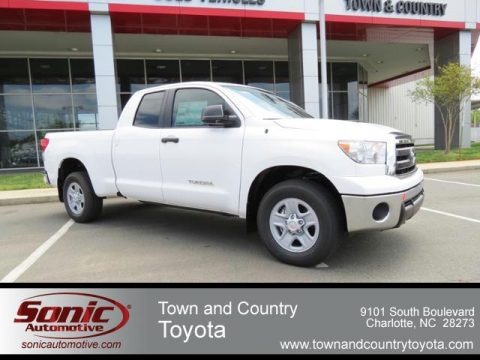 Super White 2013 Toyota Tundra SR5 Double Cab