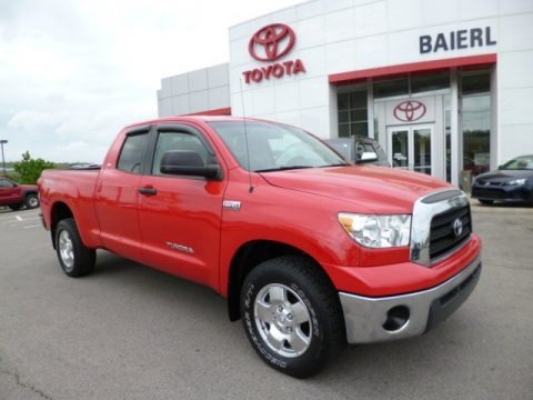 Radiant Red 2007 Toyota Tundra SR5 TRD Double Cab 4x4 Radiant Red 2007 Toyota Tundra SR5 TRD Double Cab 4x4