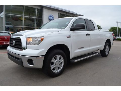 Super White 2008 Toyota Tundra SR5 Double Cab