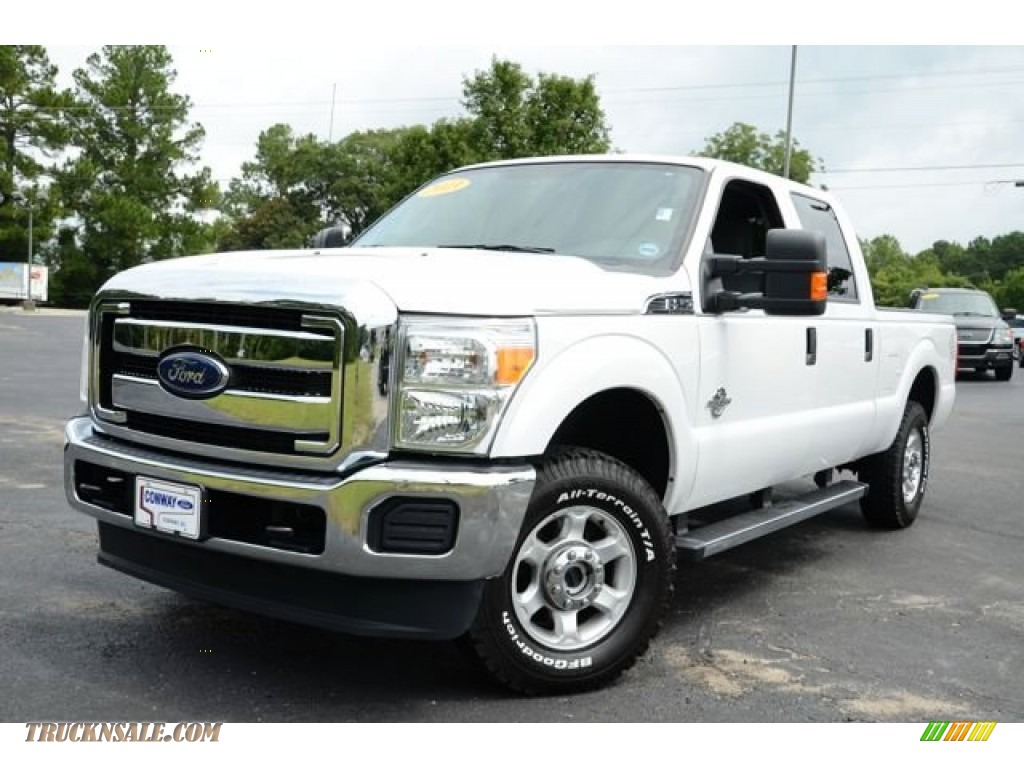 2013 Ford F250 Super Duty Xlt Crew Cab 4x4 In Oxford White - A13281 