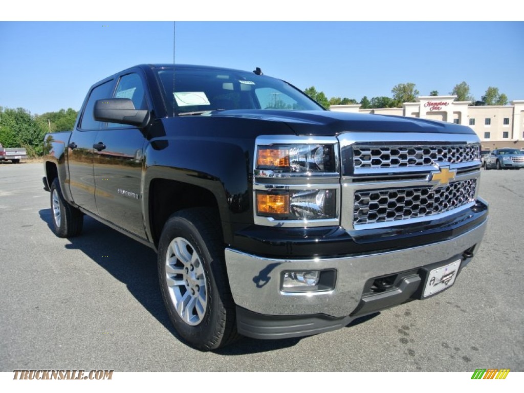 2014 Chevrolet Silverado 1500 LT Crew Cab 4x4 in Black 216080 Truck