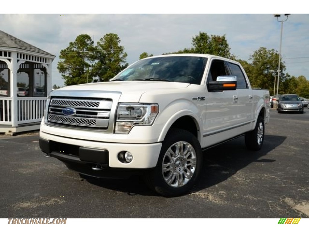 2013 Ford F150 Platinum SuperCrew 4x4 in White Platinum Metallic Tri