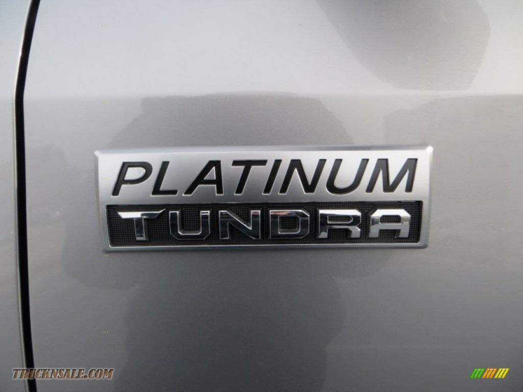 2014 Tundra Platinum Crewmax 4x4 - Silver Sky Metallic / Black photo #15