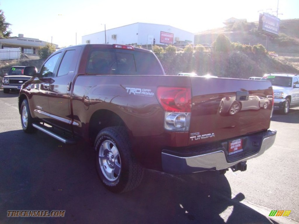 2007 Tundra Limited Double Cab - Salsa Red Pearl / Graphite Gray photo #5