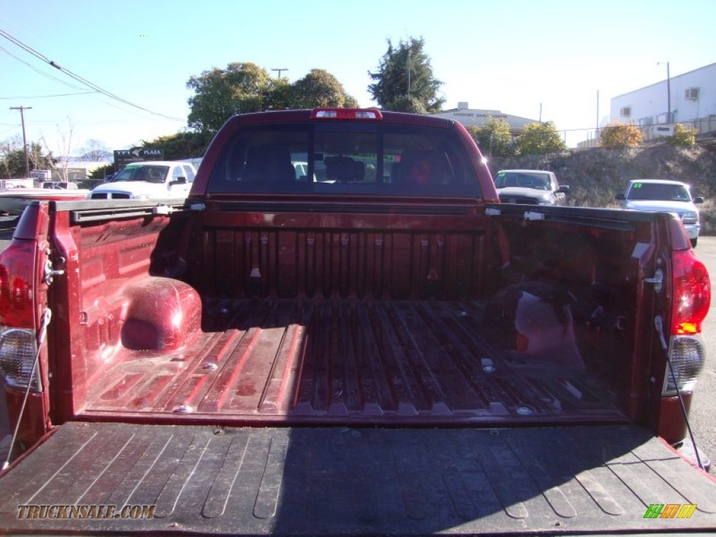 2007 Tundra Limited Double Cab - Salsa Red Pearl / Graphite Gray photo #24