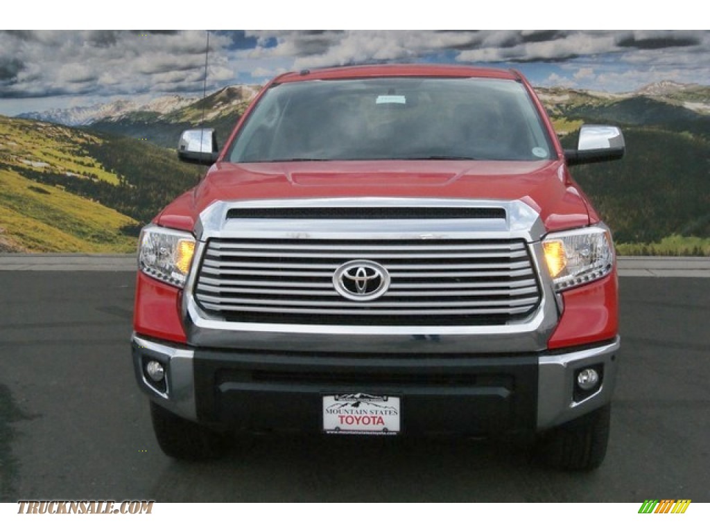 2014 Tundra Limited Crewmax 4x4 - Radiant Red / Black photo #2