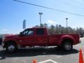 Ford F350 Super Duty Lariat Crew Cab 4x4 Dually Vermillion Red photo #4