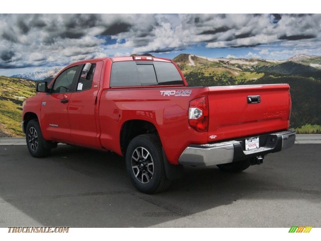 2014 Tundra SR5 TRD Double Cab 4x4 - Radiant Red / Sand Beige photo #3