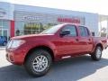 Nissan Frontier SV Crew Cab Lava Red photo #1