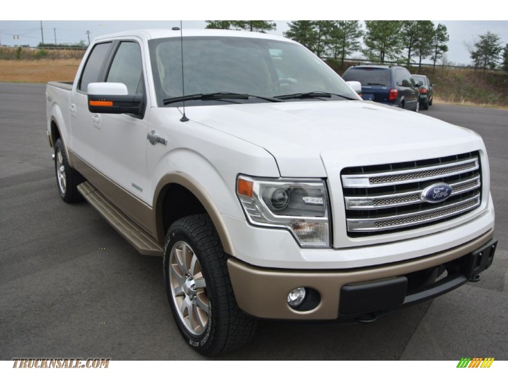 Oxford White / King Ranch Chaparral Leather Ford F150 King Ranch SuperCrew 4x4