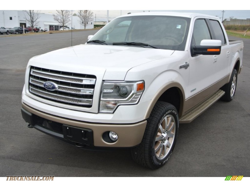 2013 F150 King Ranch SuperCrew 4x4 - Oxford White / King Ranch Chaparral Leather photo #2