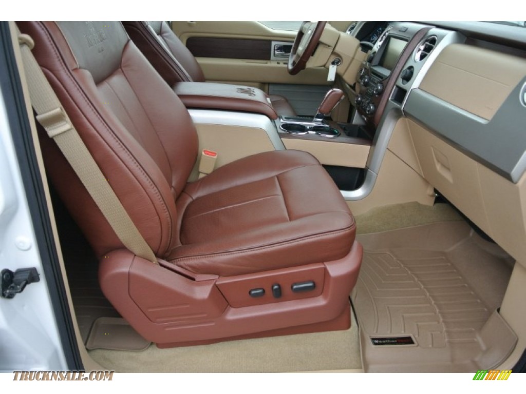 2013 F150 King Ranch SuperCrew 4x4 - Oxford White / King Ranch Chaparral Leather photo #27