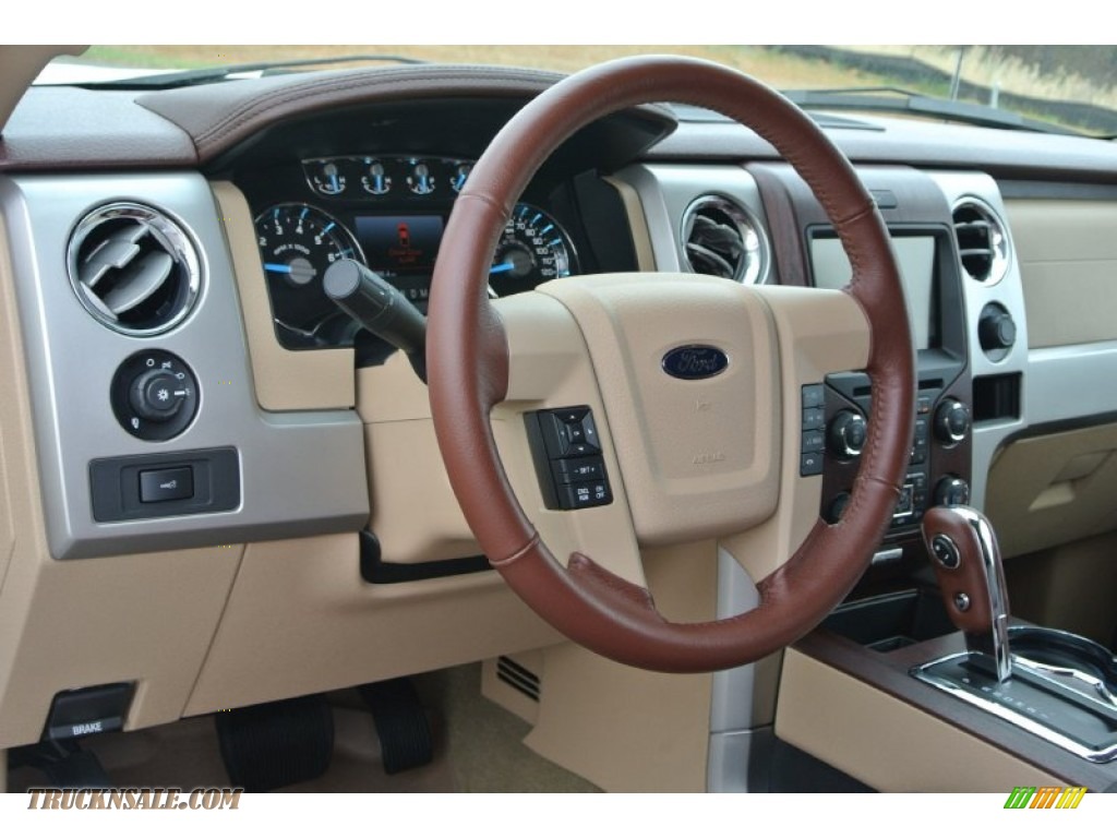 2013 F150 King Ranch SuperCrew 4x4 - Oxford White / King Ranch Chaparral Leather photo #31