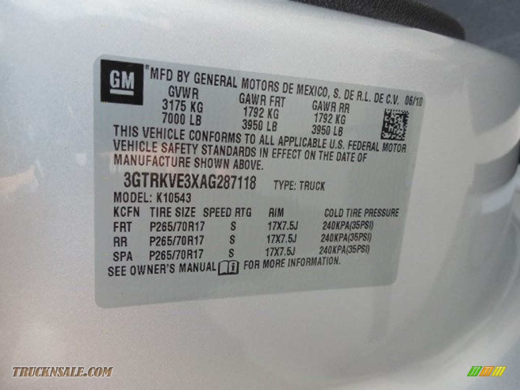 2010 Sierra 1500 SLE Crew Cab 4x4 - Pure Silver Metallic / Ebony photo #23