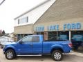 Ford F150 XLT SuperCab 4x4 Blue Flame Metallic photo #7