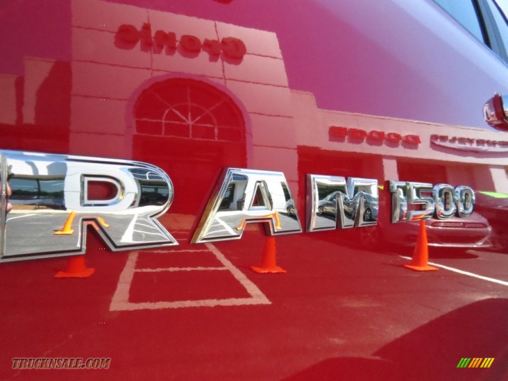 2012 Ram 1500 SLT Quad Cab 4x4 - Flame Red / Dark Slate Gray/Medium Graystone photo #10