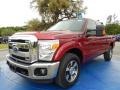 Ford F250 Super Duty Lariat Super Cab Ruby Red photo #1