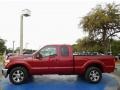 Ford F250 Super Duty Lariat Super Cab Ruby Red photo #2