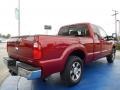 Ford F250 Super Duty Lariat Super Cab Ruby Red photo #3