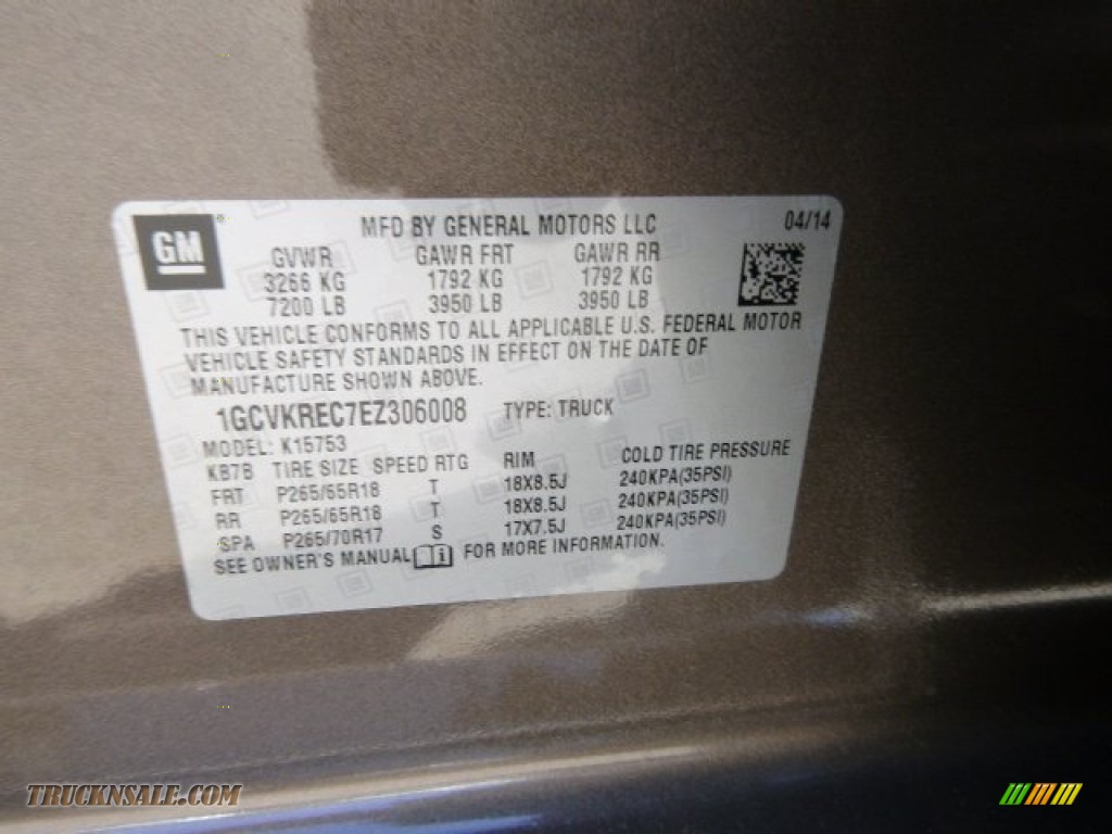 2014 Silverado 1500 LT Double Cab 4x4 - Brownstone Metallic / Cocoa/Dune photo #20