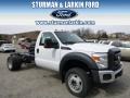 Ford F450 Super Duty XL Regular Cab 4x4 Chassis Oxford White photo #1