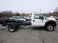 Ford F450 Super Duty XL Regular Cab 4x4 Chassis Oxford White photo #2