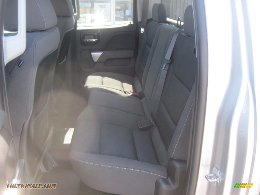 2015 Silverado 2500HD LT Double Cab 4x4 - Silver Ice Metallic / Jet Black photo #7