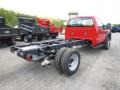 Ford F550 Super Duty XL Regular Cab 4x4 Chassis Vermillion Red photo #8