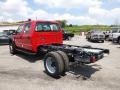 Ford F550 Super Duty XL Crew Cab 4x4 Chassis Vermillion Red photo #6