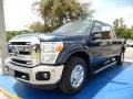 Ford F250 Super Duty Lariat Crew Cab Blue Jeans photo #1