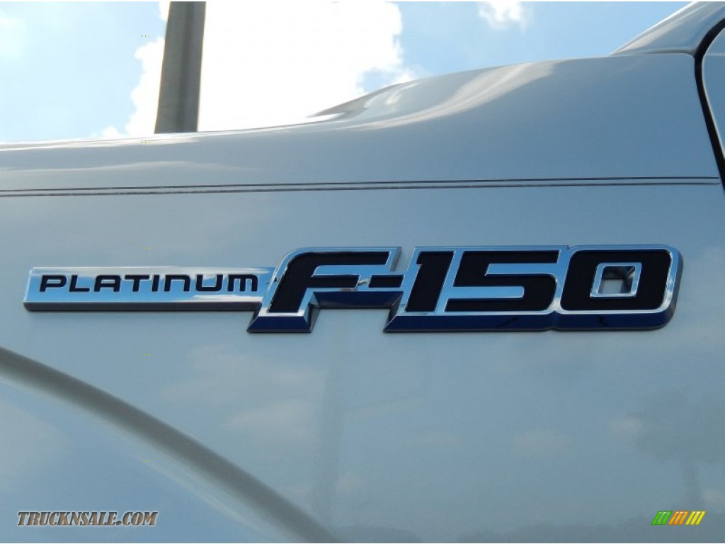 2011 F150 Platinum SuperCrew 4x4 - Ingot Silver Metallic / Sienna Brown/Black photo #11