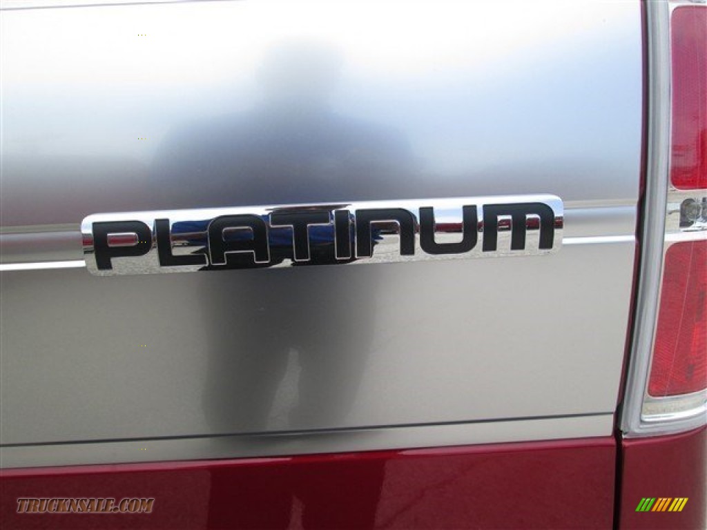 2014 F150 Platinum SuperCrew 4x4 - Ruby Red / Black photo #8