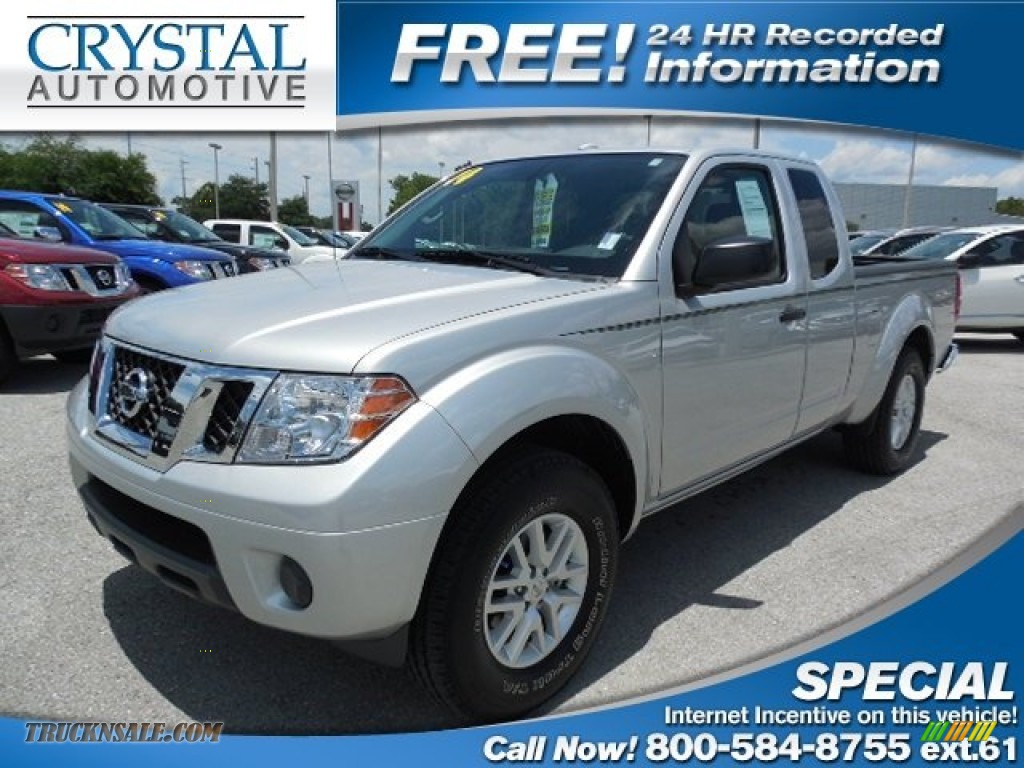 2014 Frontier SV King Cab - Brilliant Silver / Steel photo #1