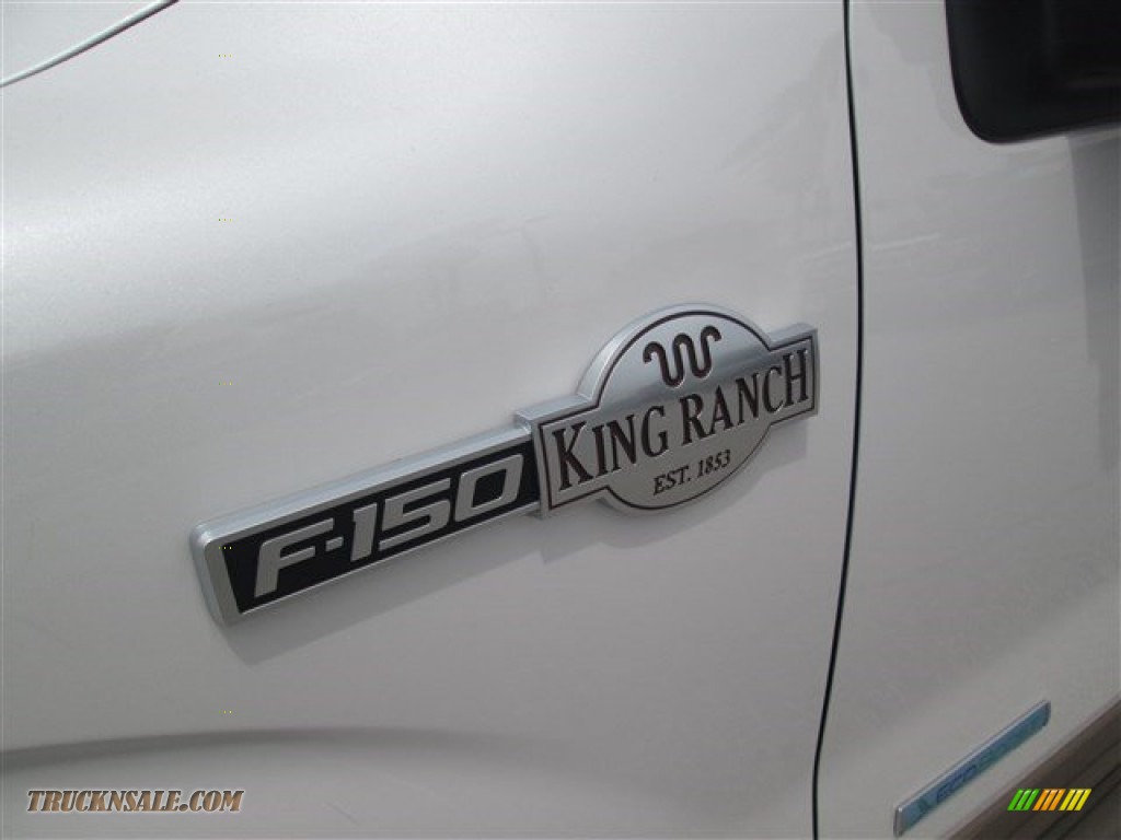 2014 F150 King Ranch SuperCrew 4x4 - White Platinum / King Ranch Chaparral/Black photo #4