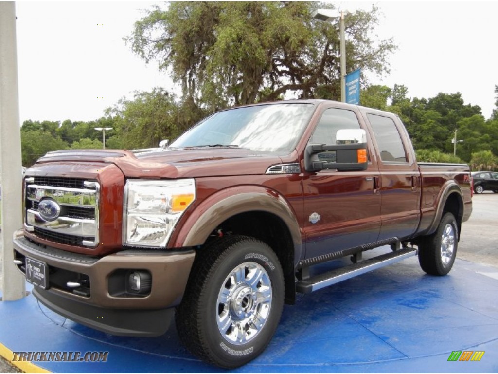 Bronze Fire / King Ranch Mesa Antique Affect/Black Ford F350 Super Duty King Ranch Crew Cab 4x4